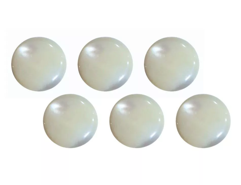 Troca Shell Shank Button 11mm White