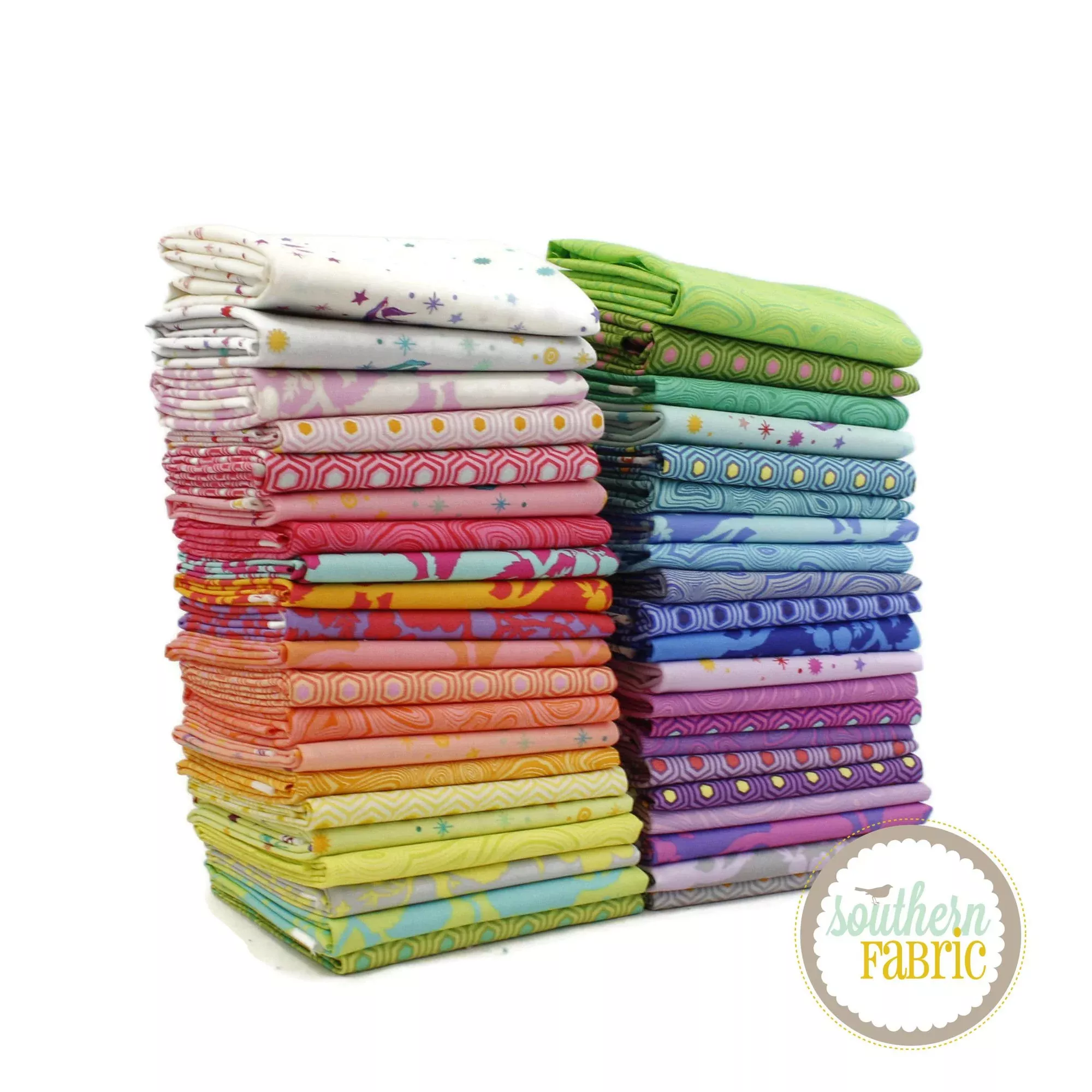True Colors 2020 Half Yard Bundle (40 pcs) by Tula Pink for Free Spirit