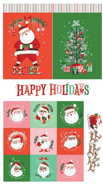 Twas by Jill Howarth: Happy Holidays Panel