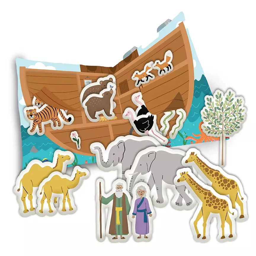 Two by Two 36" x 48" Noah's Ark Quiet Book Felt Panel