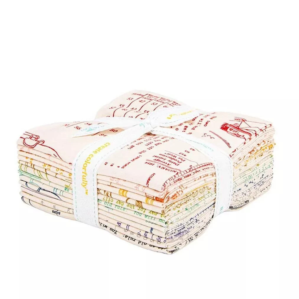 TYPE/ography B - Fat Quarter Bundle (12 pcs) by Lori Holt for Riley Blake