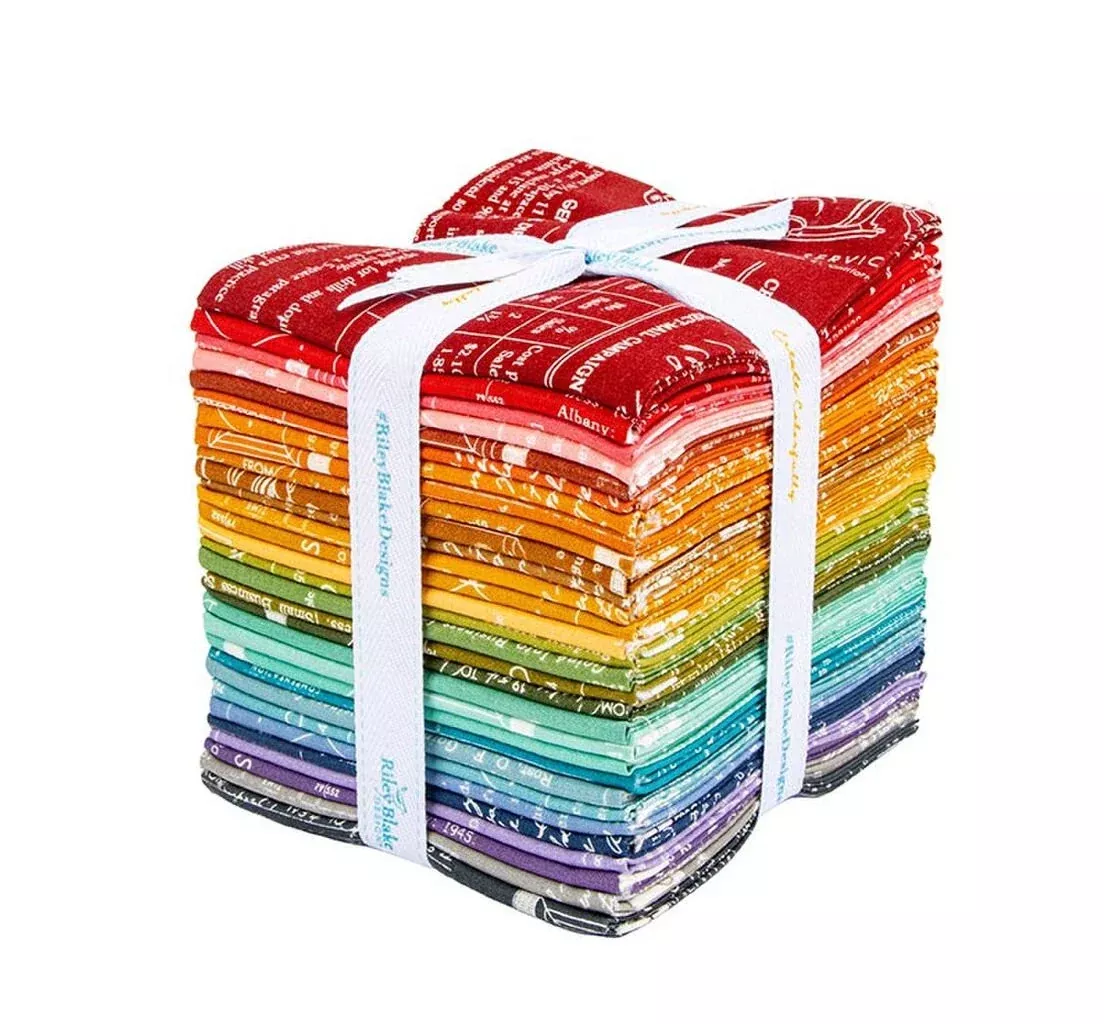 TYPE/ography A - Fat Quarter Bundle (30 pcs) by Lori Holt for Riley Blake