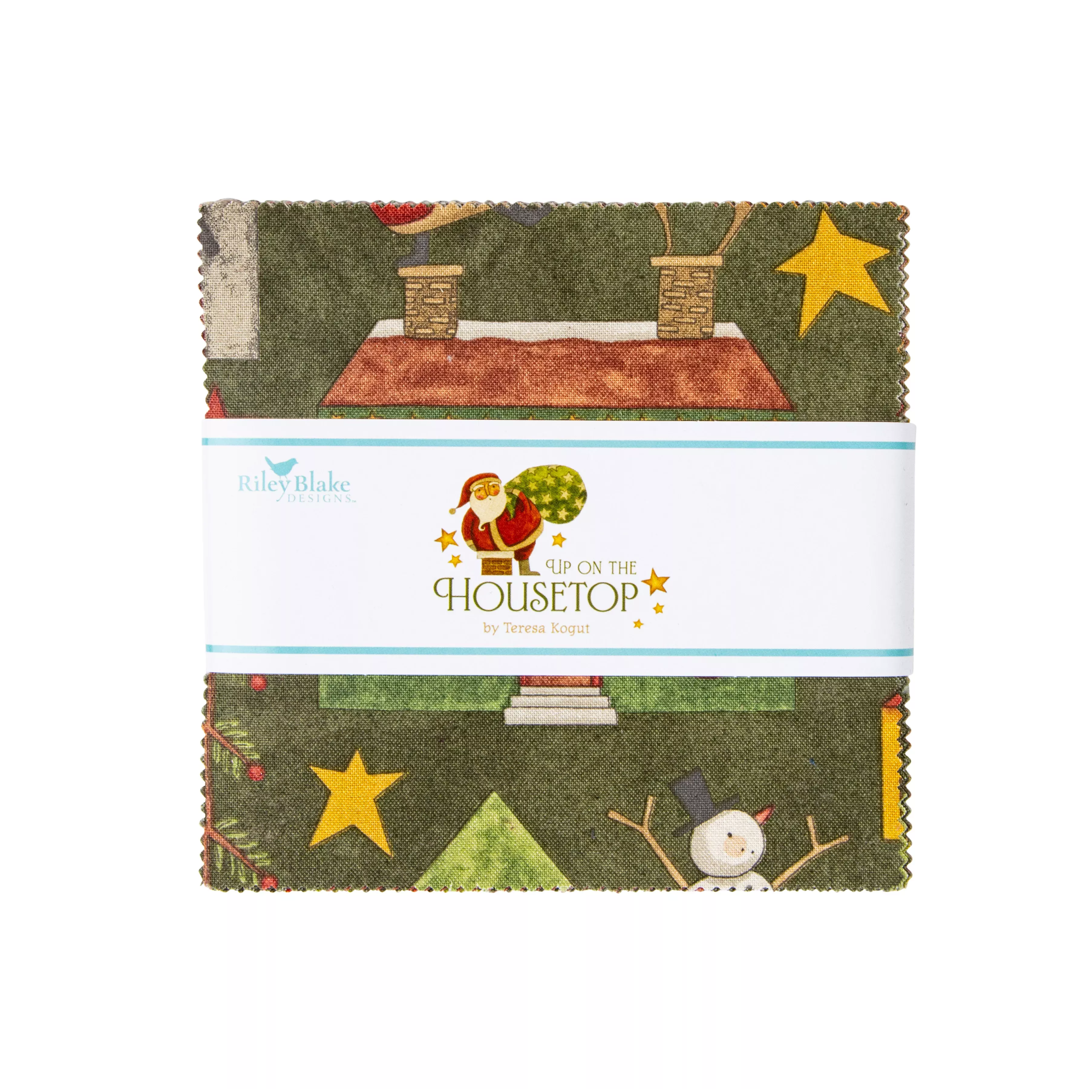 Up on the Housetop | 5" Charm Pack by Teresa Kogut for Riley Blake | 42pcs