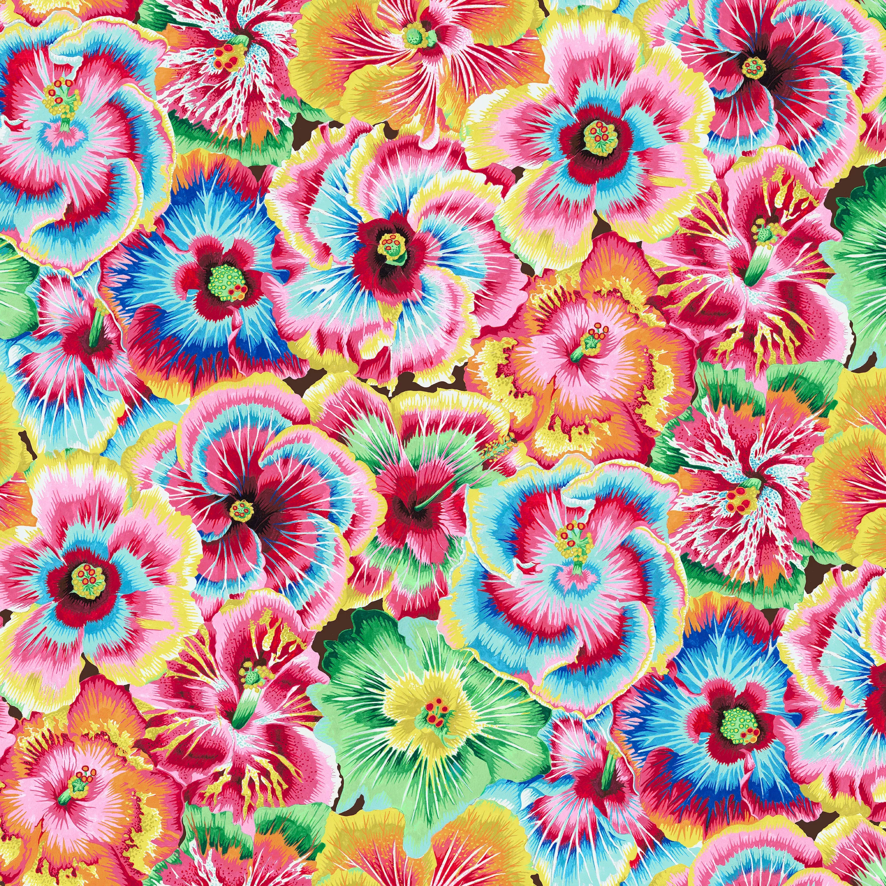 Utopia | Small Hibiscus - Multi by Snow Leopard Designs for FreeSpirit | PWSL150.MULTI