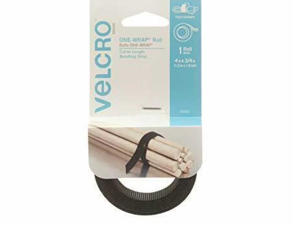 Velcro One-Wrap Roll Black