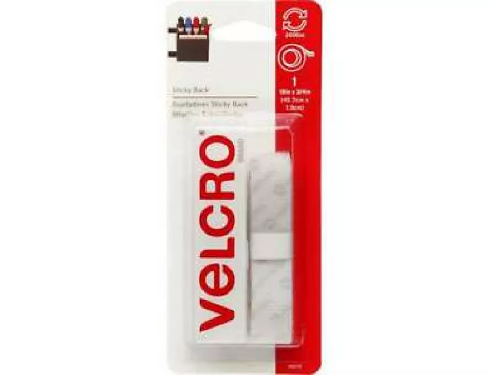 Velcro Sticky Back Fastener White