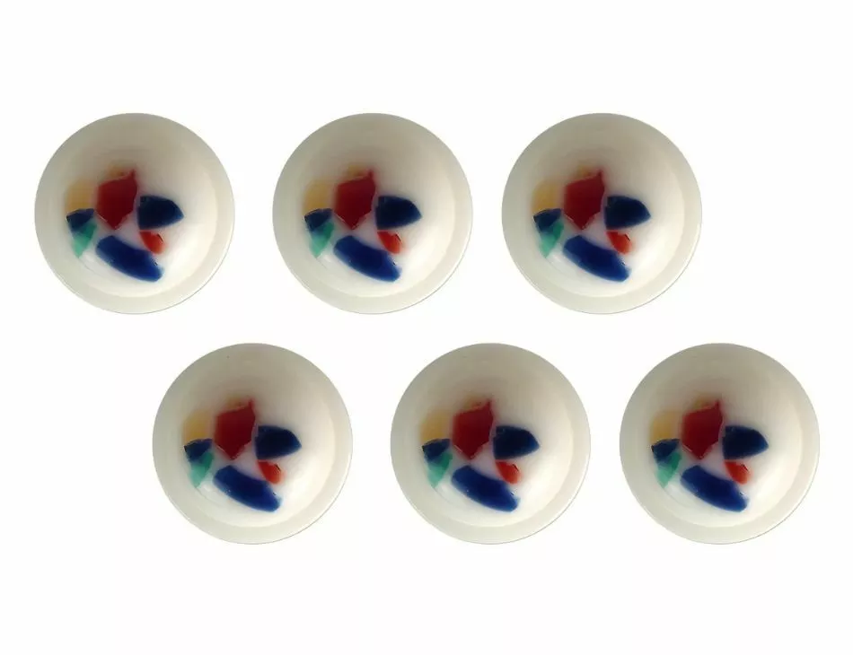 Vintage Confetti Shank Button 13mm