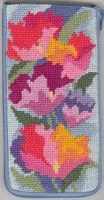 Watercolor Poppies Eyeglass (with floss)