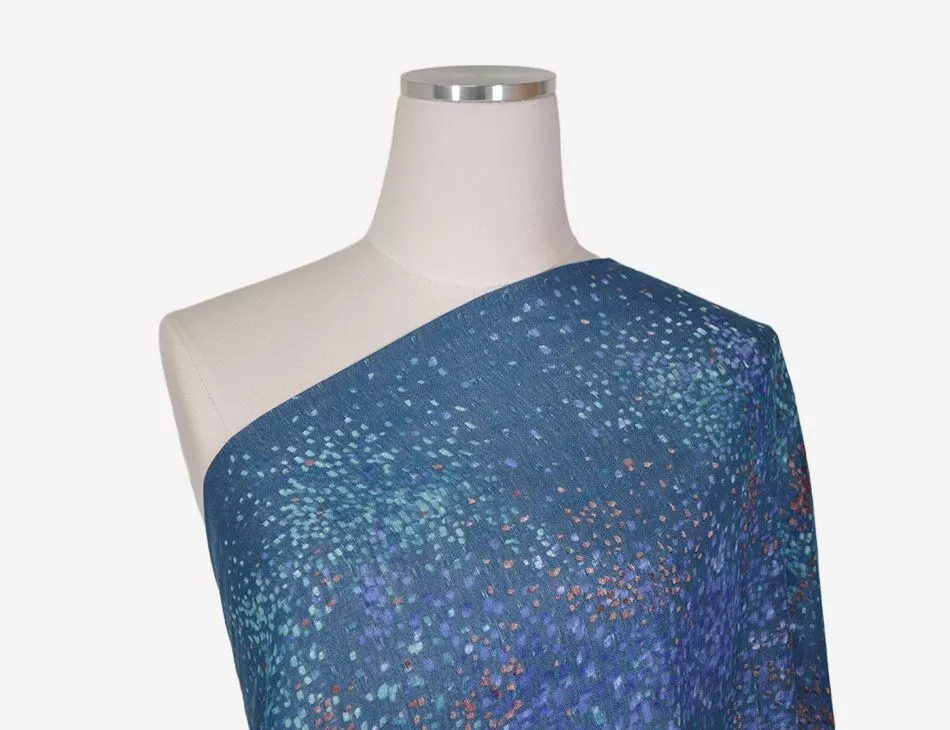 Waterfall Double Gauze Blue