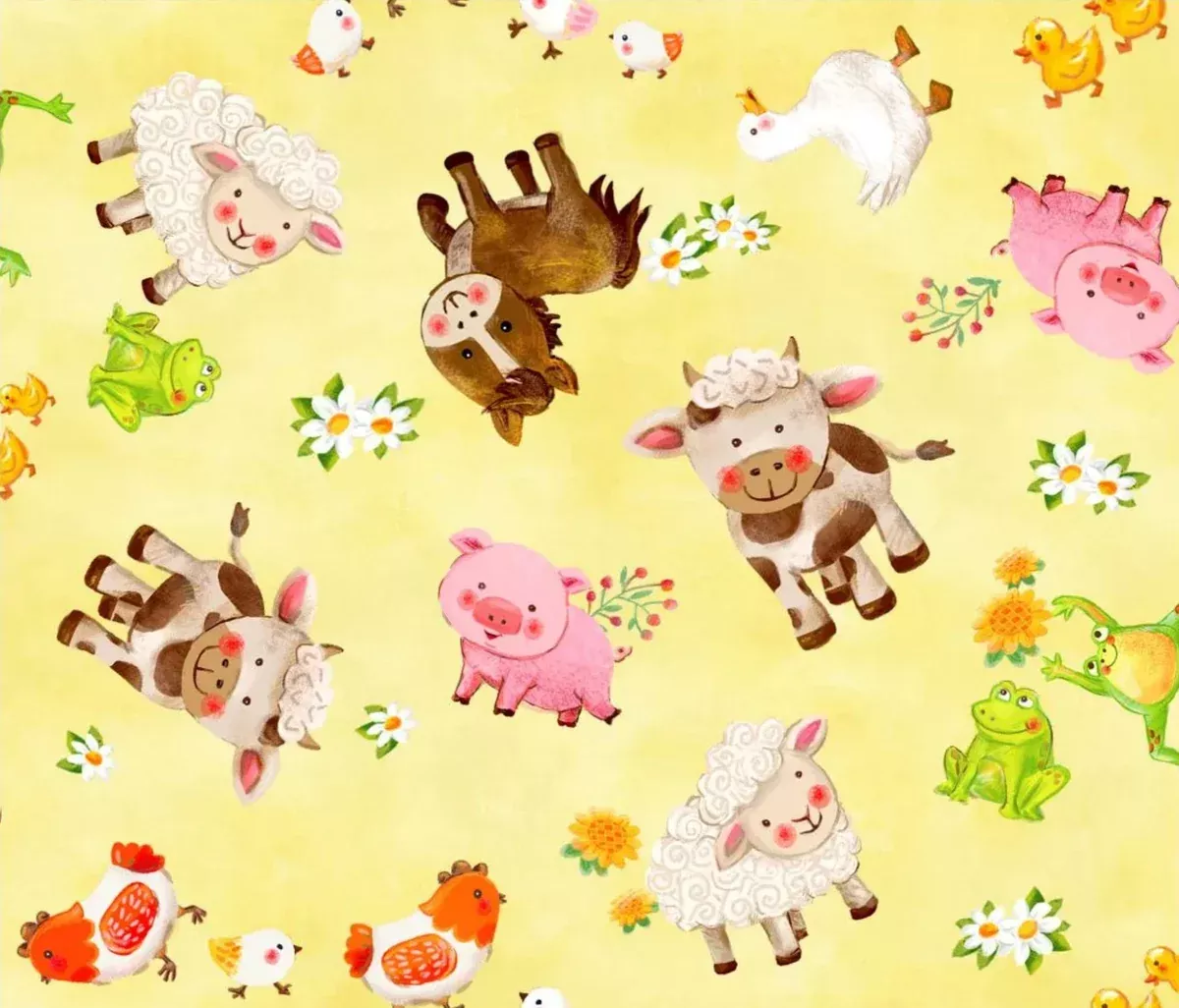 Wee Ones - Tossed Farm Animals 595741