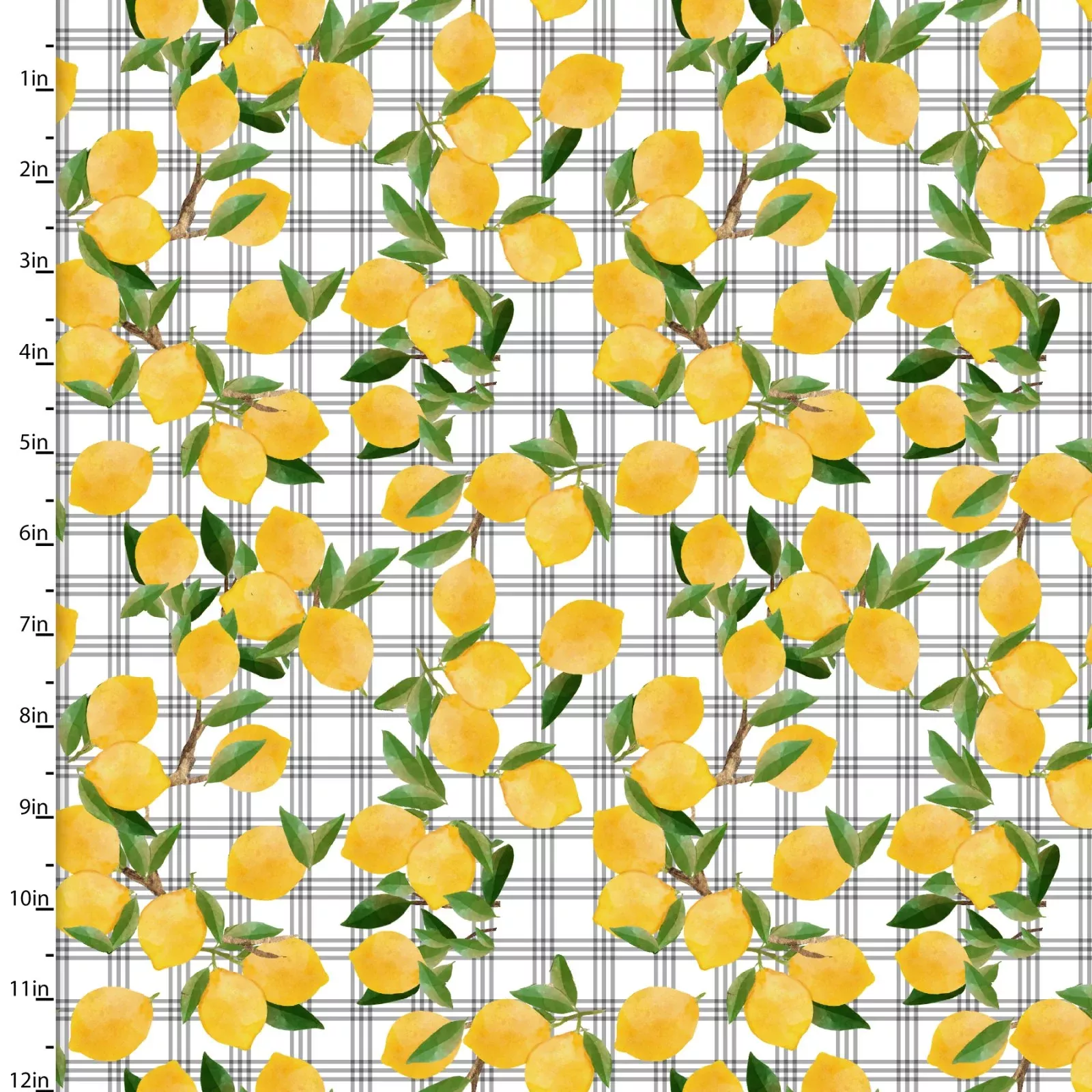 White Cottage Farm | Trailing Lemons by Beth Albert for 3 Wishes Fabric | 20878-WHT