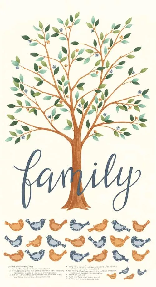 White Family Tree Panel