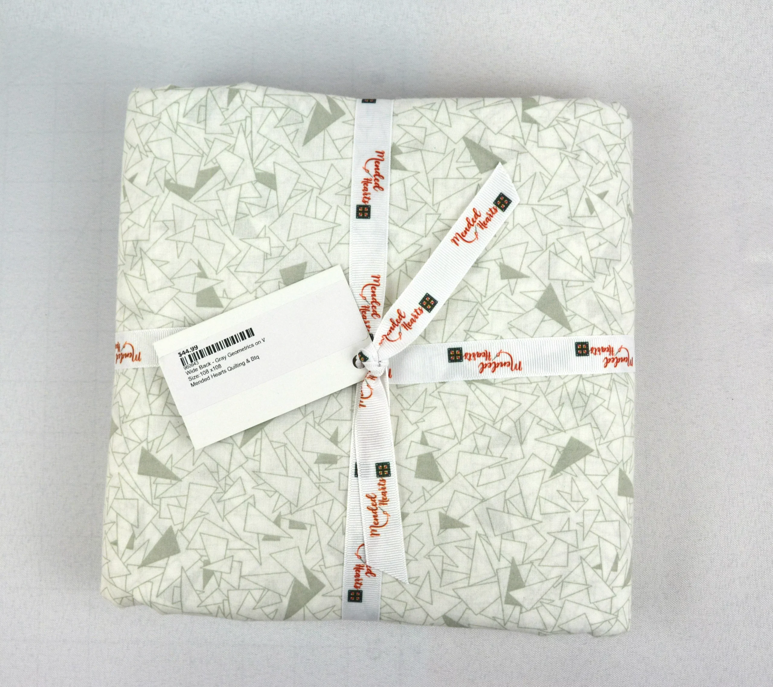 Wide Back - Gray Geometrics on White