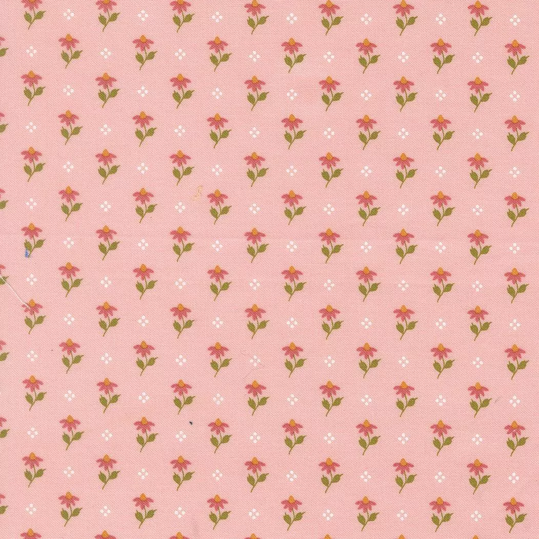 Wild Honey Bumbling Posies Carnation 5252 12 by Lella Boutique for Moda. Sold in 1/2 Yard Increments