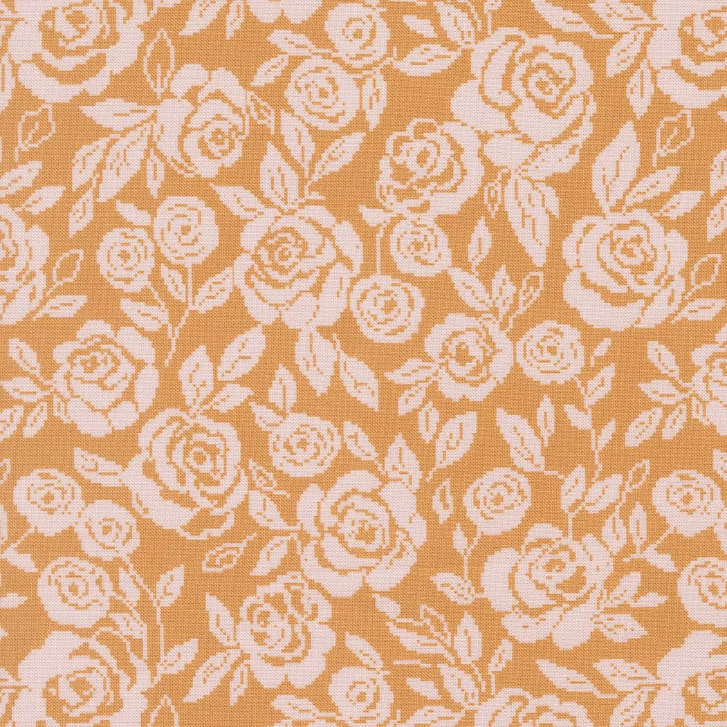 Wild Honey Monofloral Honey 5251 16 by Lella Boutique for Moda. Sold in 1/2 Yard Increments