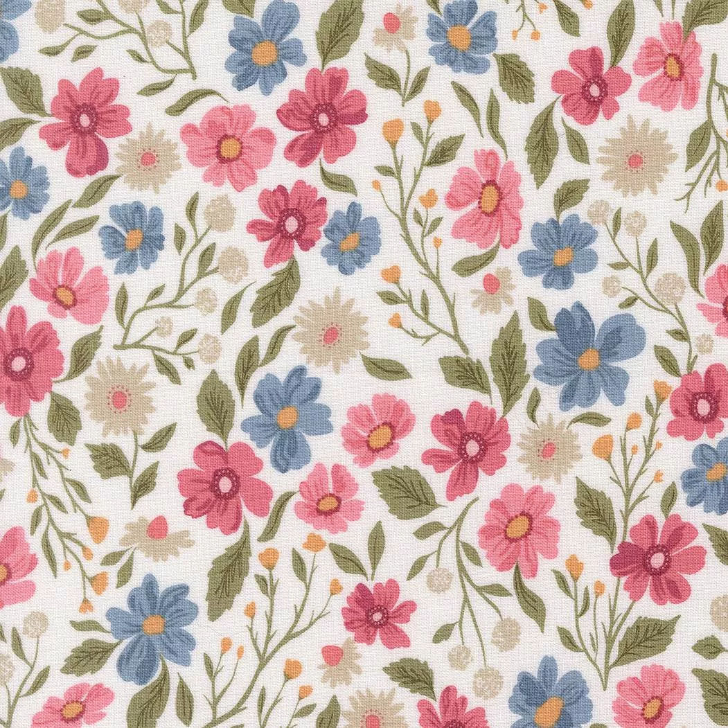 Wild Honey Wildflower Dance Daisy 5250 11 by Lella Boutique for Moda. Sold in 1/2 Yard Increments