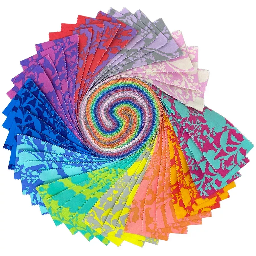 Wildflower 2.5" Precut Strips by Tula Pink for Free Spirit (40pcs)