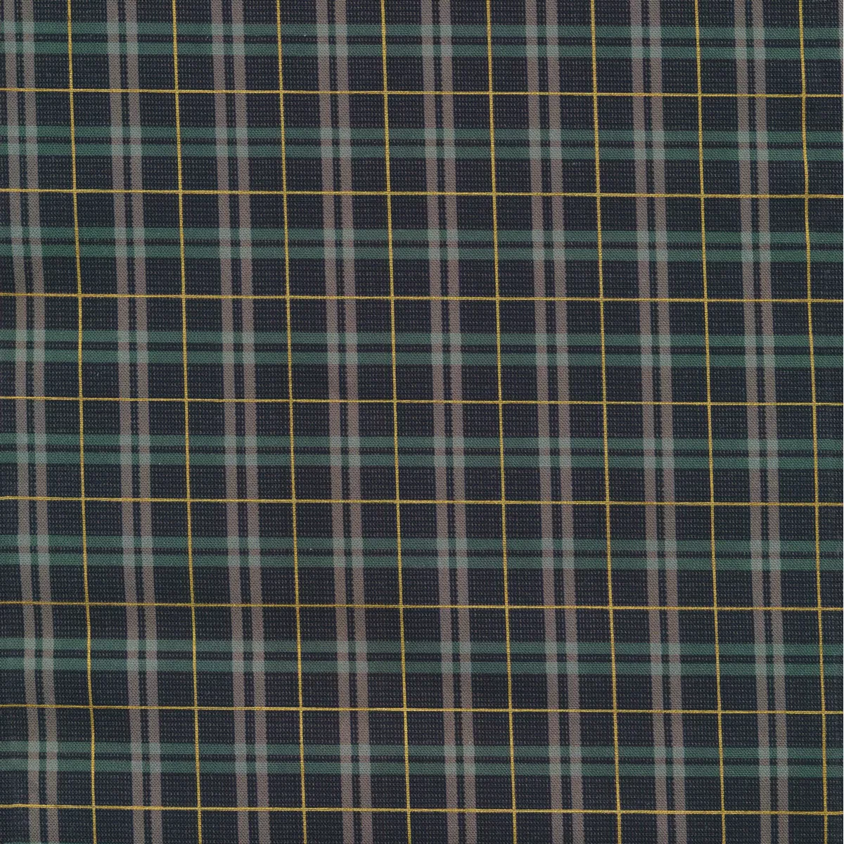 Winter Dreams 90844M-99 Gingham Black for FIGO Fabrics