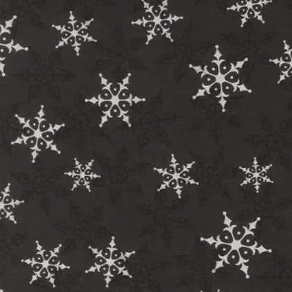 Winter Friends Charcoal Black 56134 18 by Deb Strain for Moda Fabrics - Sold in 1/2 Yard Increments