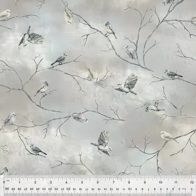 Winter Whisper - Cloudy Snowbirds