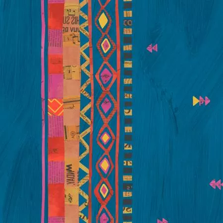 Wish - Zig Zag Border with Metallic