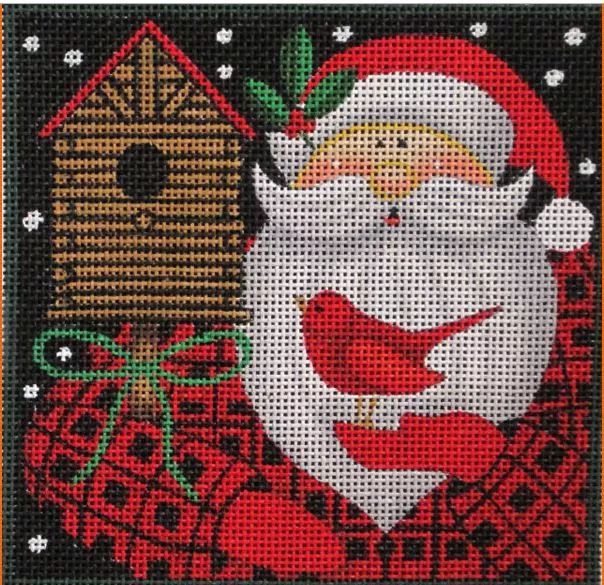Woodland Santa - Birdhouse
