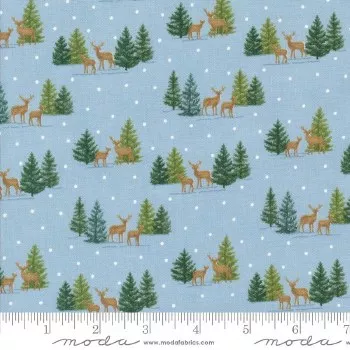 Woodland Winter Deer Lt. Blue Stash Builder