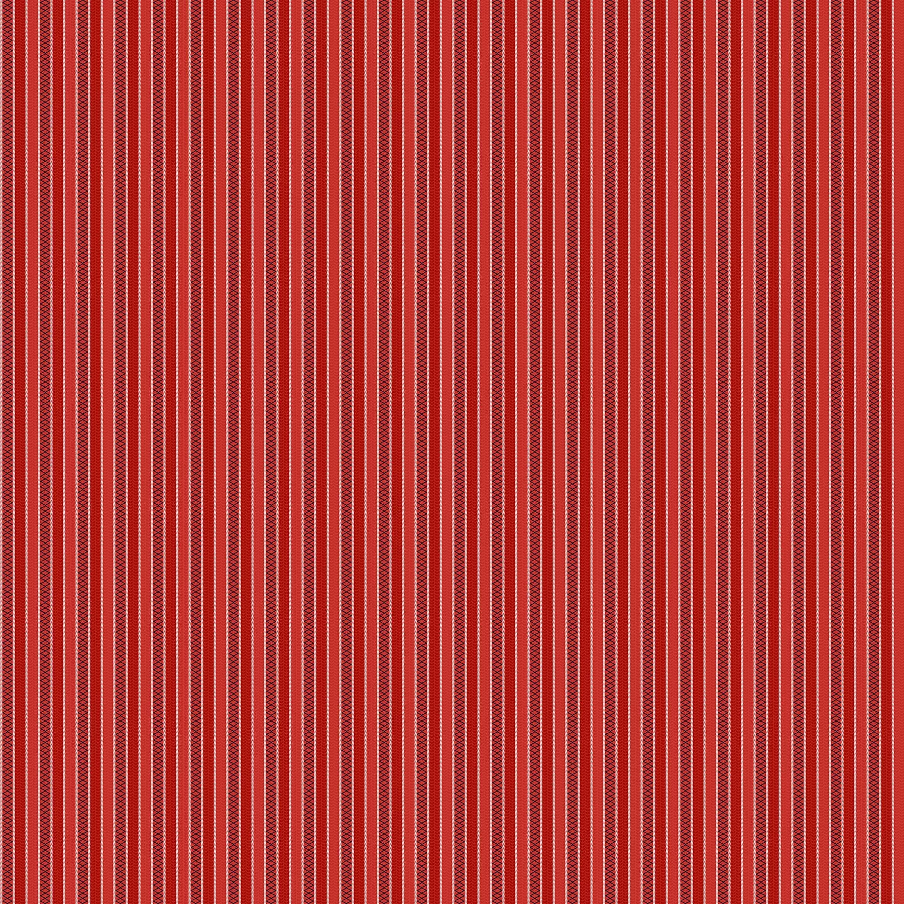 Woodland Wishes | Plain Stripe - Red by Michael Zindell for Northcott | 27906-24
