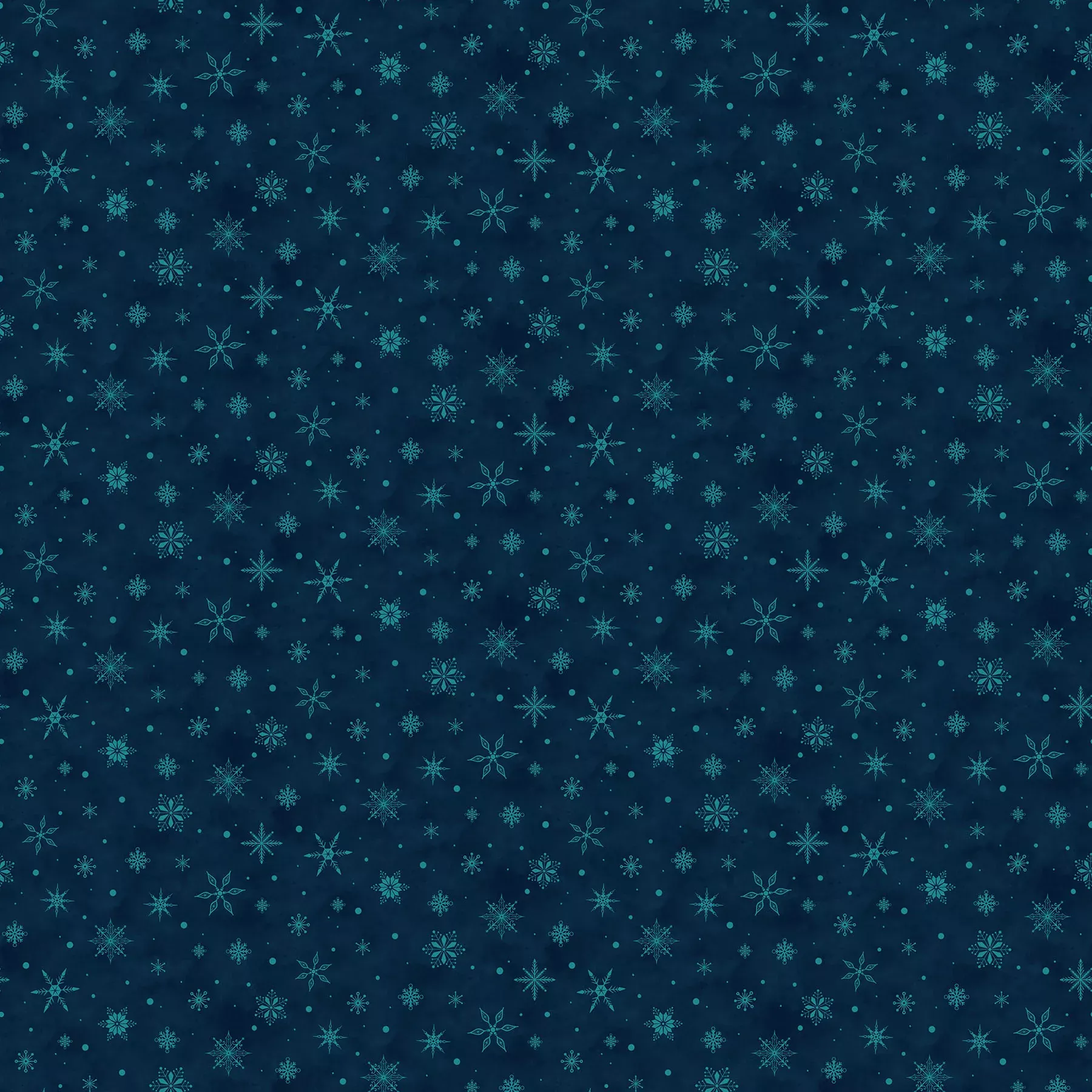 Woodland Wishes | Snowflake - Navy by Michael Zindell for Northcott | 27907-48