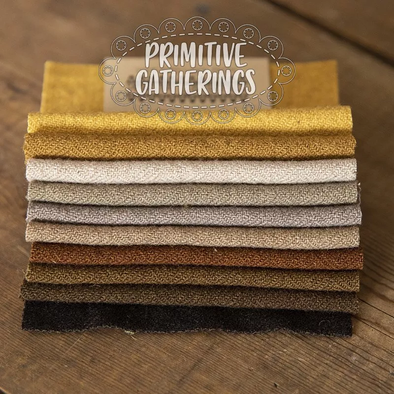 Wool 5in Charm Pack - Primitive 1