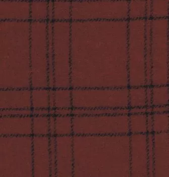 Wool Red Velvet Yardage