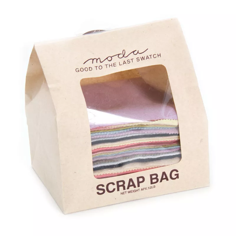 Wool Scrap Bag - 1/2lb Wool Scraps