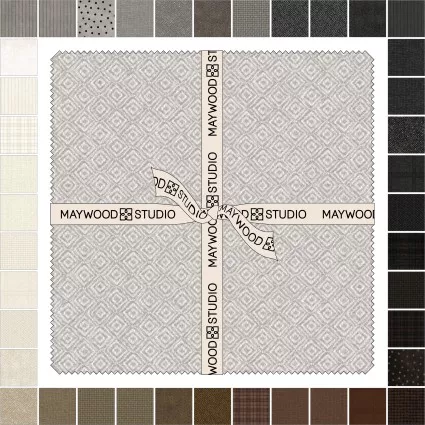 Woolies Flannel 10in Squares - Neutrals Vol. 2