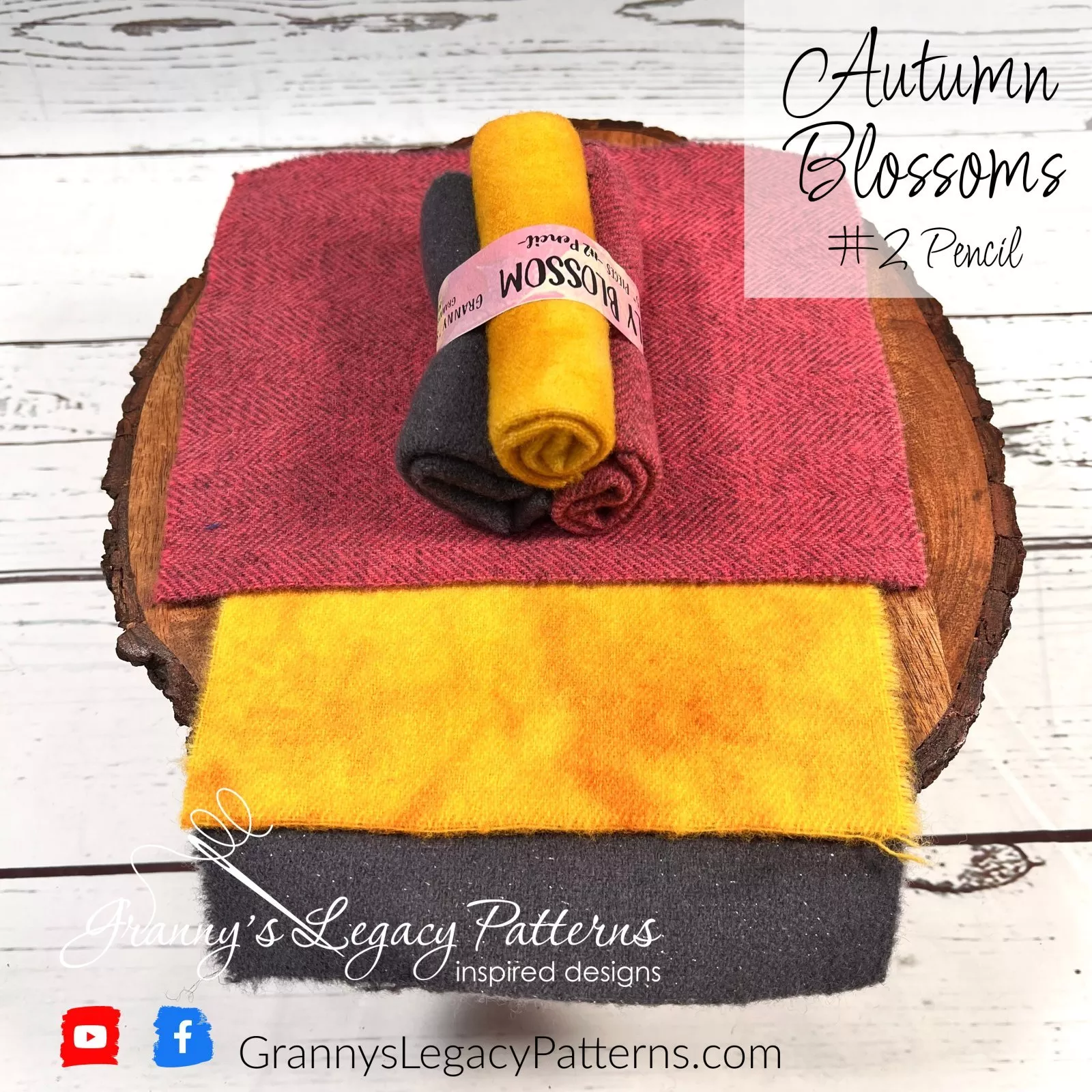 Woolly Blossom #2 Pencil Wool Bundle