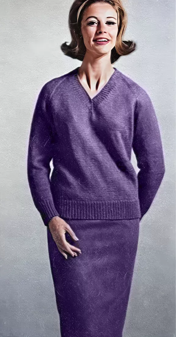 Worsted Weight V-Neck Pullover