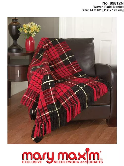 Woven Plaid Blanket Pattern