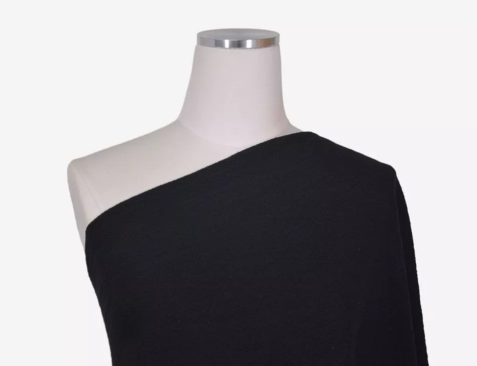 Woven Solid Black