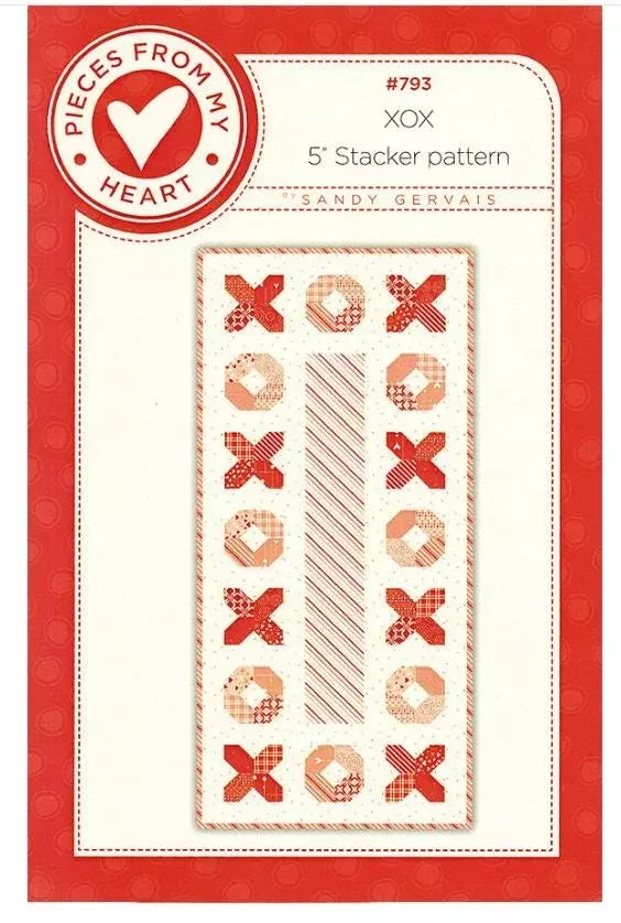XOX Runner Pattern - Pieces From My Heart