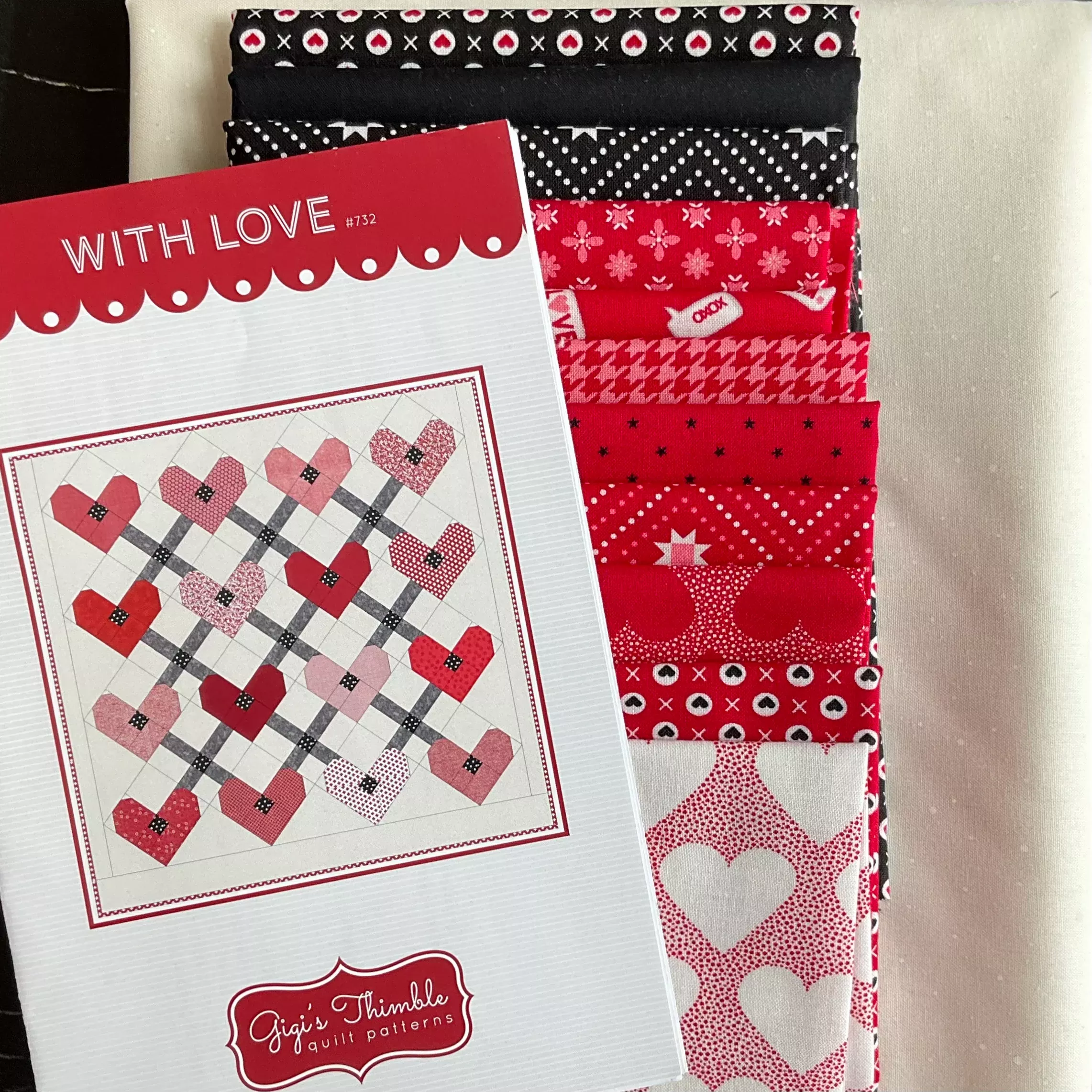 XOXO by April Rosenthal - With Love Quilt Kit