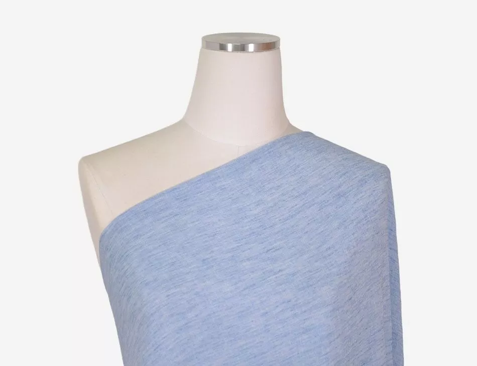 Yarn-Dyed Linen-Look Polyester Mist