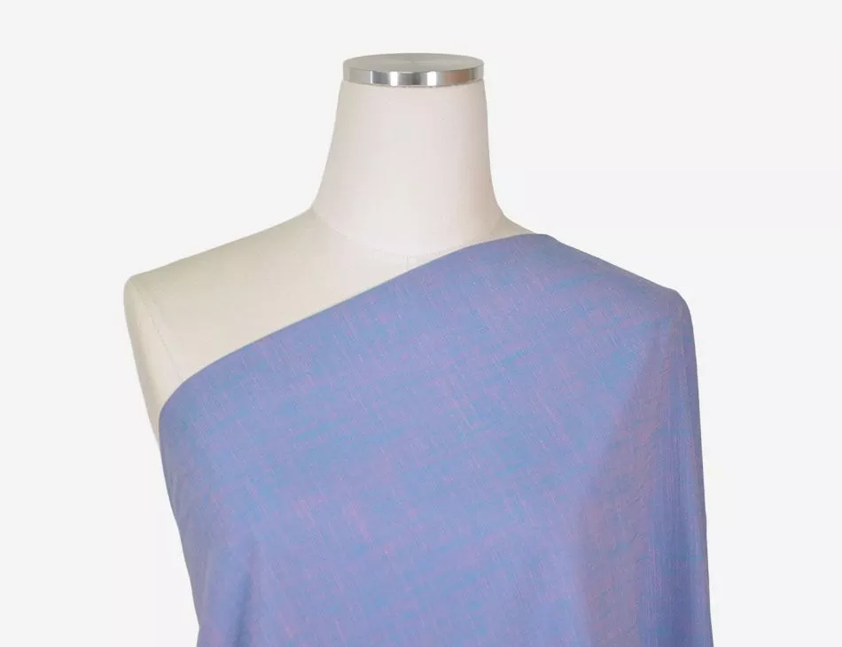Yarn Dyed Picnic Slub Blueberry