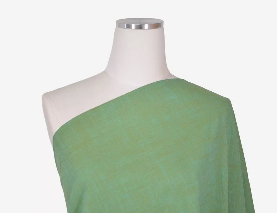 Yarn Dyed Picnic Slub Green Apple