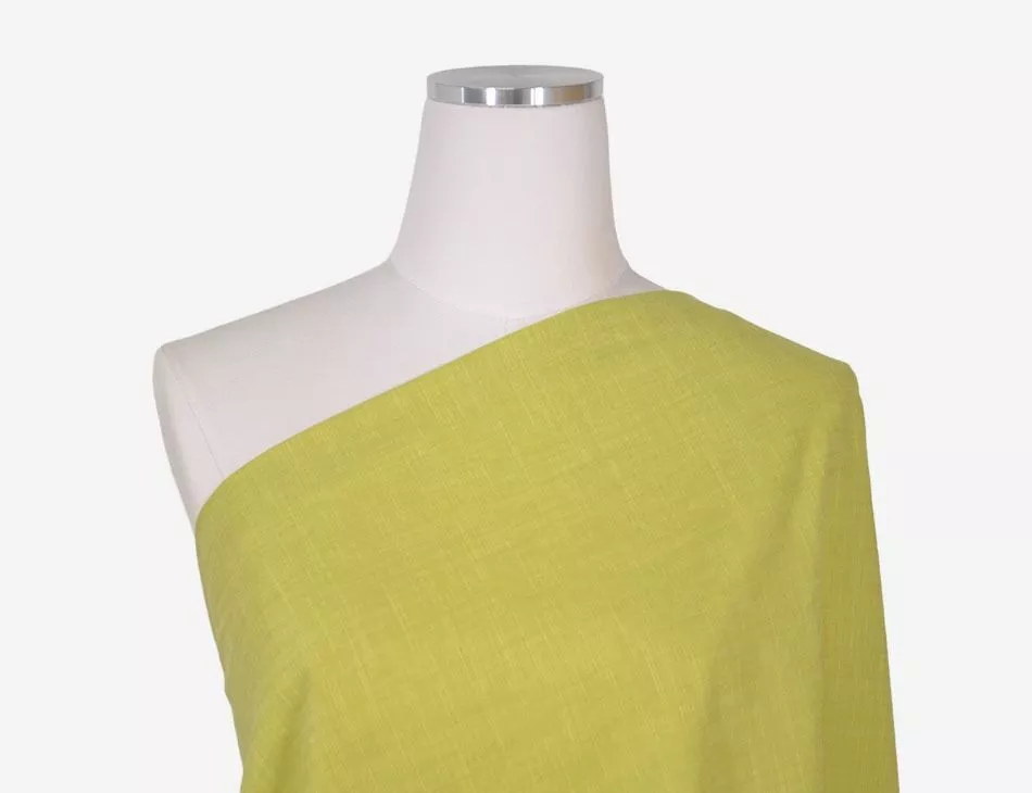 Yarn Dyed Picnic Slub Key Lime