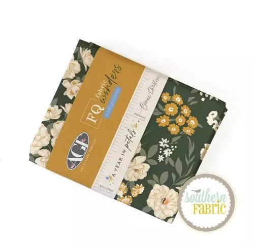 A Year In Petals - Fat Quarter Bundle (16 pcs) by Bonnie Christine for Art Gallery Fabrics