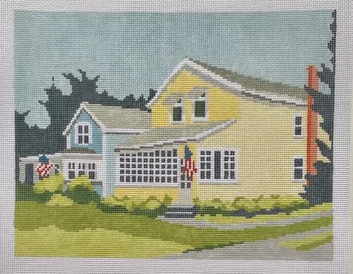 Yellow and Blue Houses