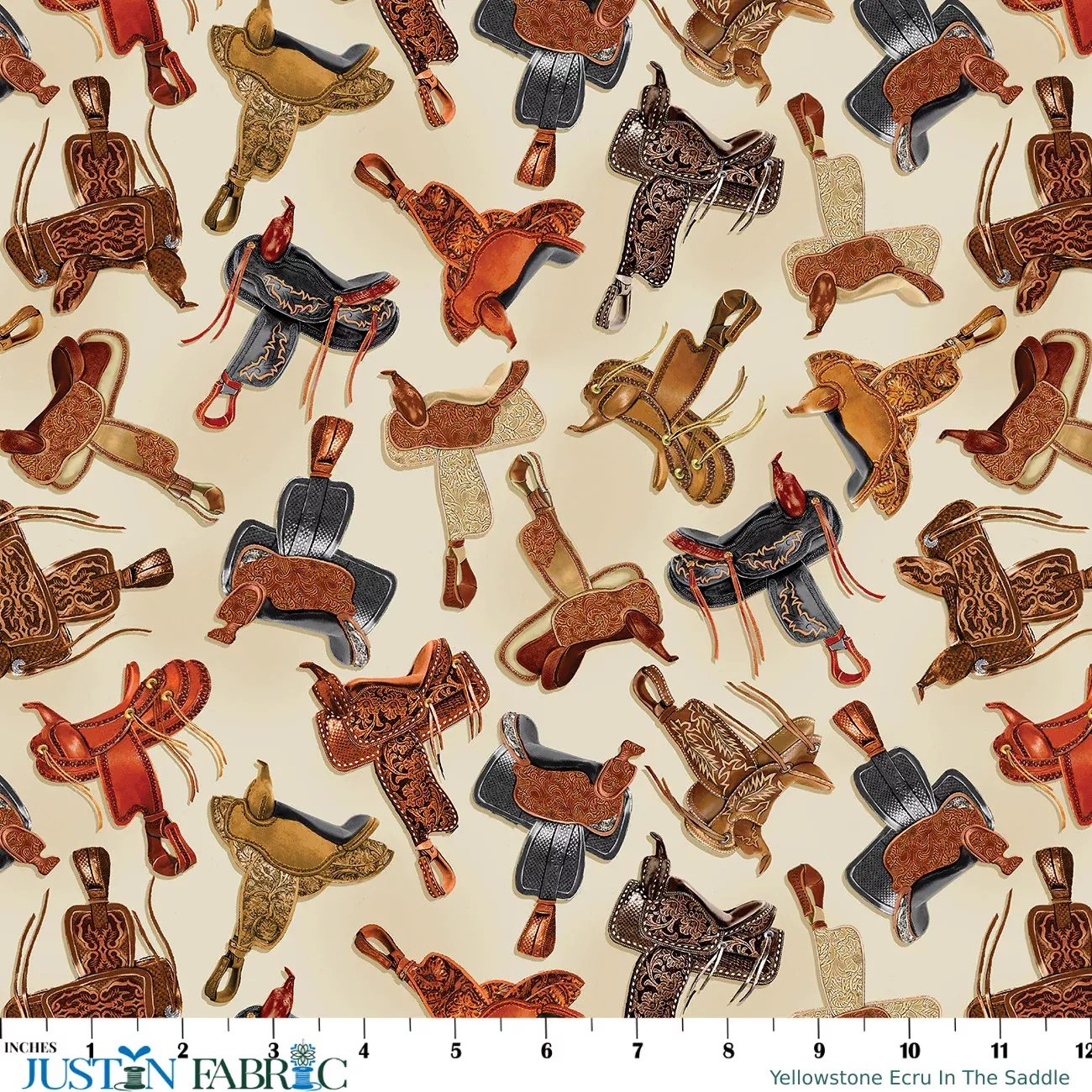 Yellowstone In The Saddle Ecru Yardage | Benartex