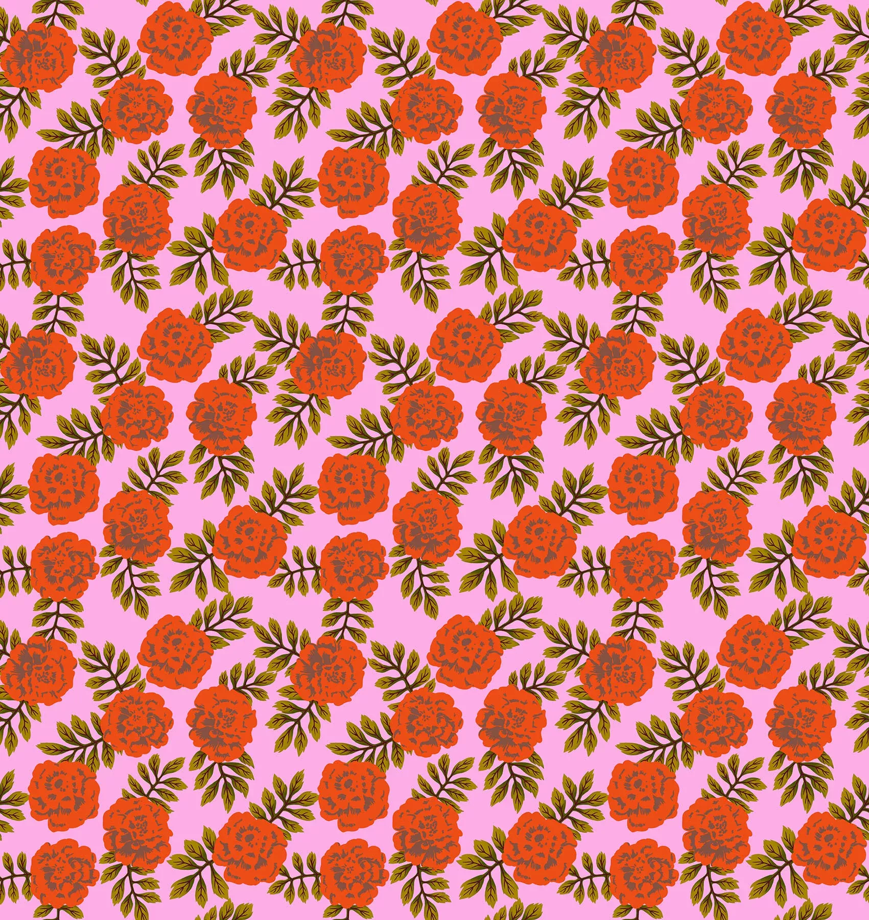 Yesterday | Carnation Vivid by Juliana Horner for Anna Maria Textiles | AMT155-23L