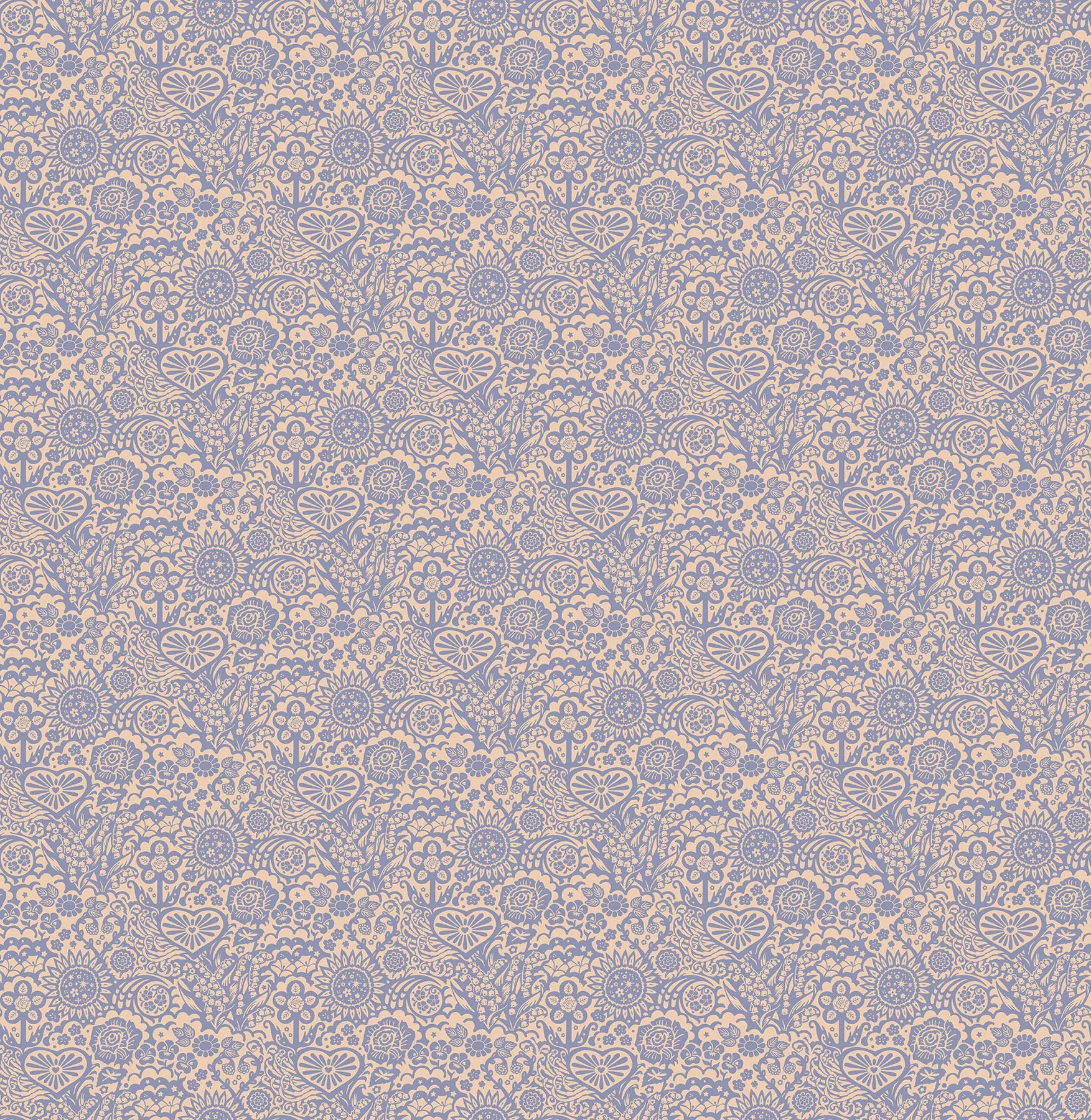 Yesterday | Little Heaven Cornflower by Juliana Horner for Anna Maria Textiles | AMT156-63V