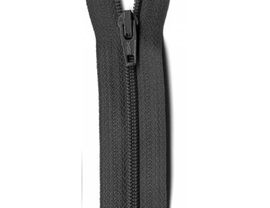YKK Charcoal Coil Zipper 14"