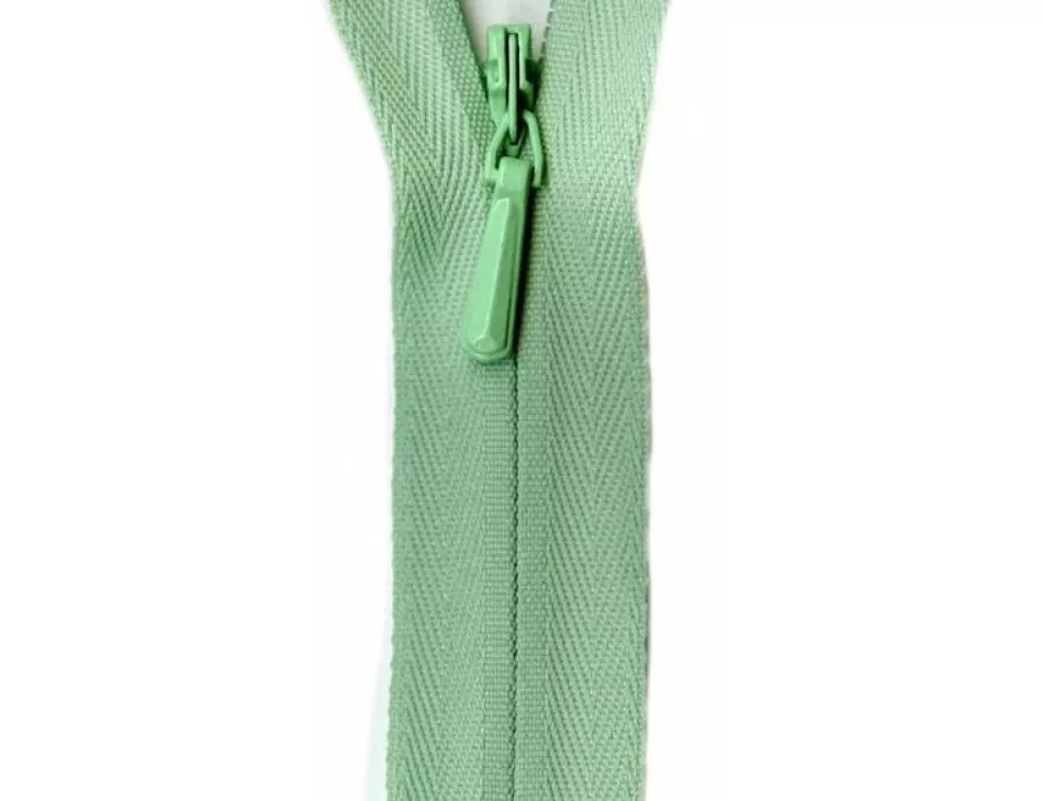 YKK Mint Green Invisible Zipper 22"